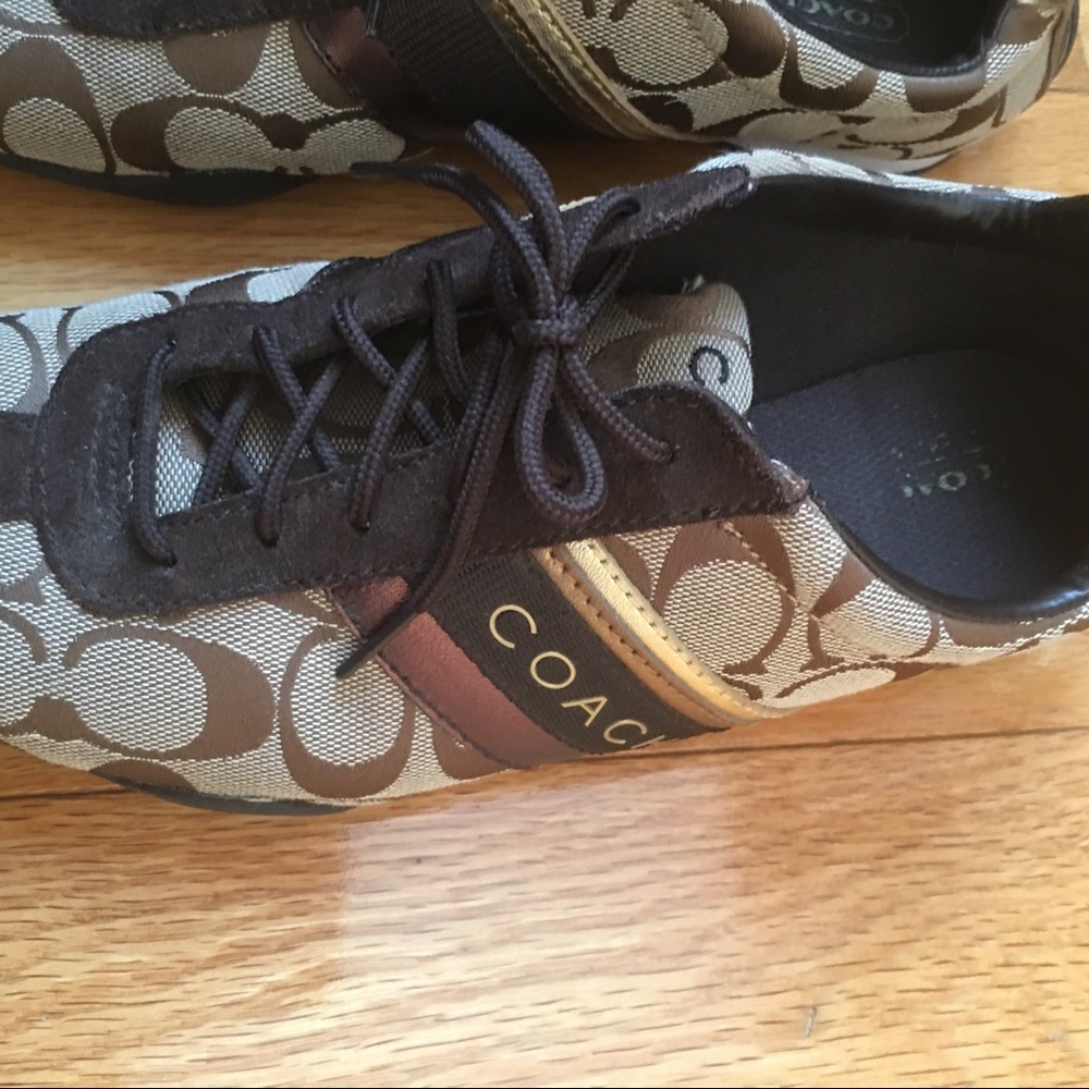 Coach 8.5 Logo Authentic Jayme Sneakers - Picture 5 of 5